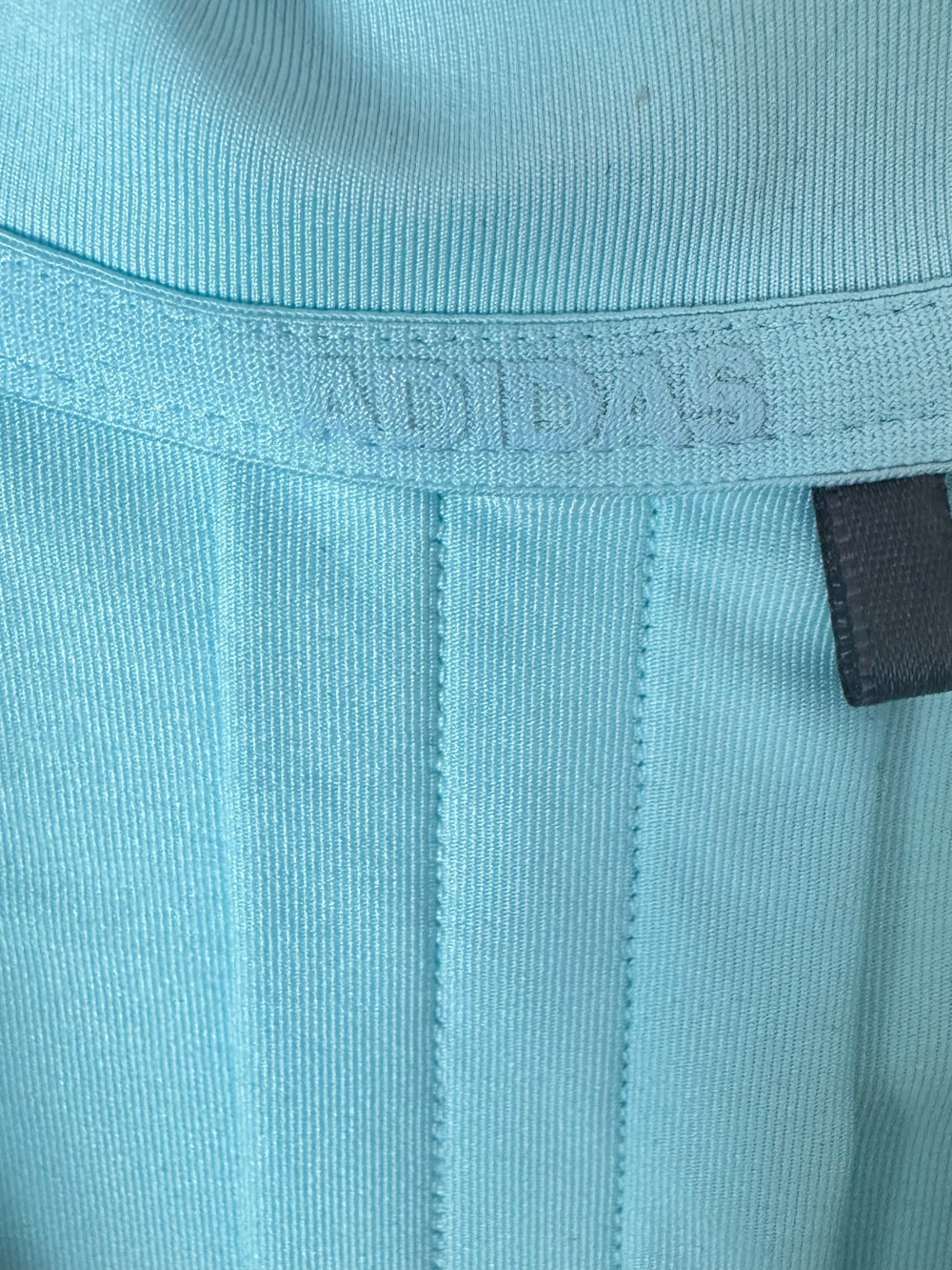 Adidas Women's Prime Green Short Sleeve Golf Polo - XL - Light Blue - Picture 3 of 4